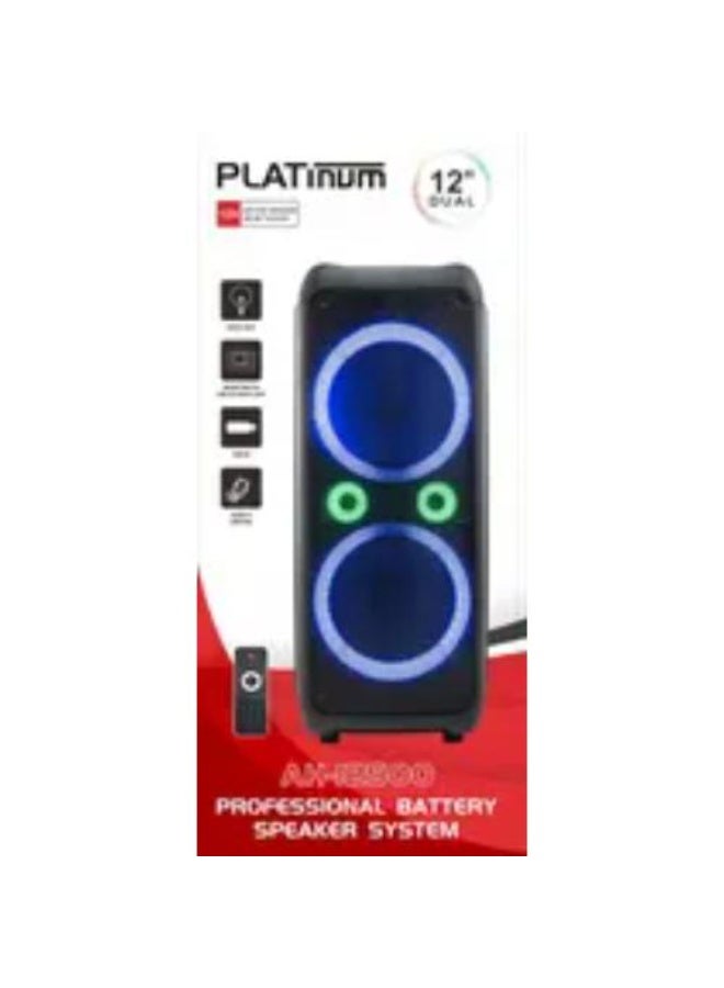 بلاتينيوم مكبر صوت بلوتوث محمول من بلاتينيوم بارتي بوكس، أسود - AH-12500 - Image 2